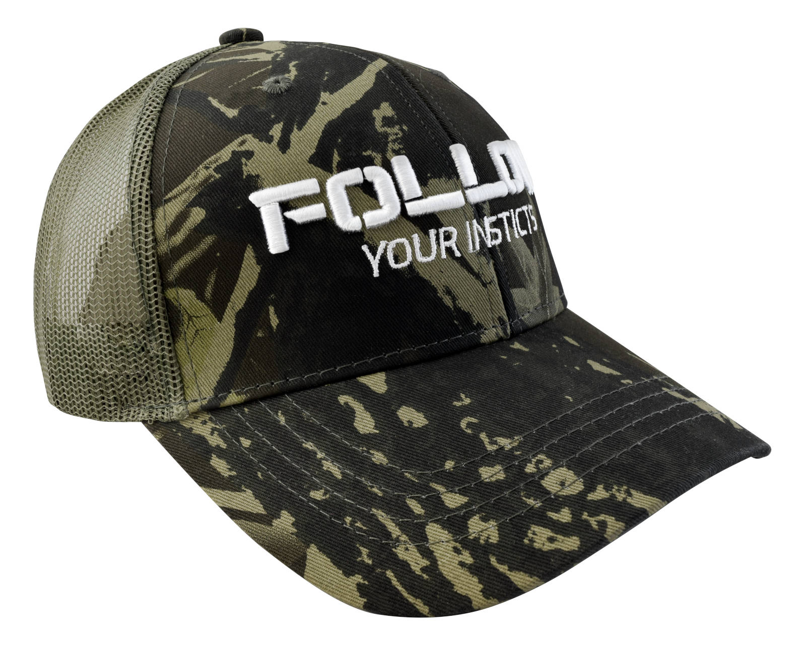 Gorra con Malla y Ajustador Wallis color Verde Camuflaje