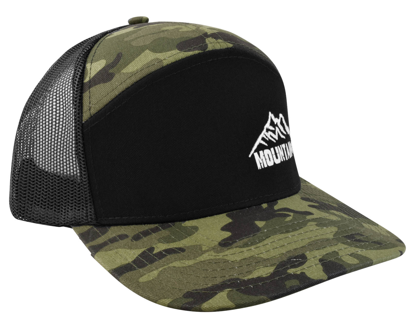 Gorra Wallis de Malla Ajustable color Verde Camuflaje