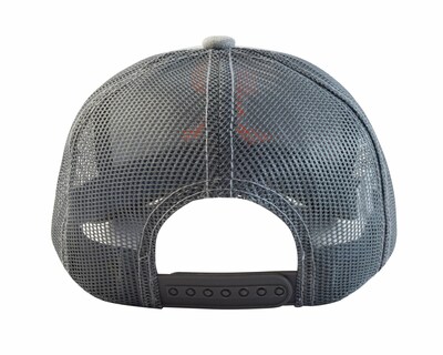 Foto 3 | Gorra Wallis Con Malla Y Ajustador De Plástico, Wild Life, Gris Con Visera Olivo