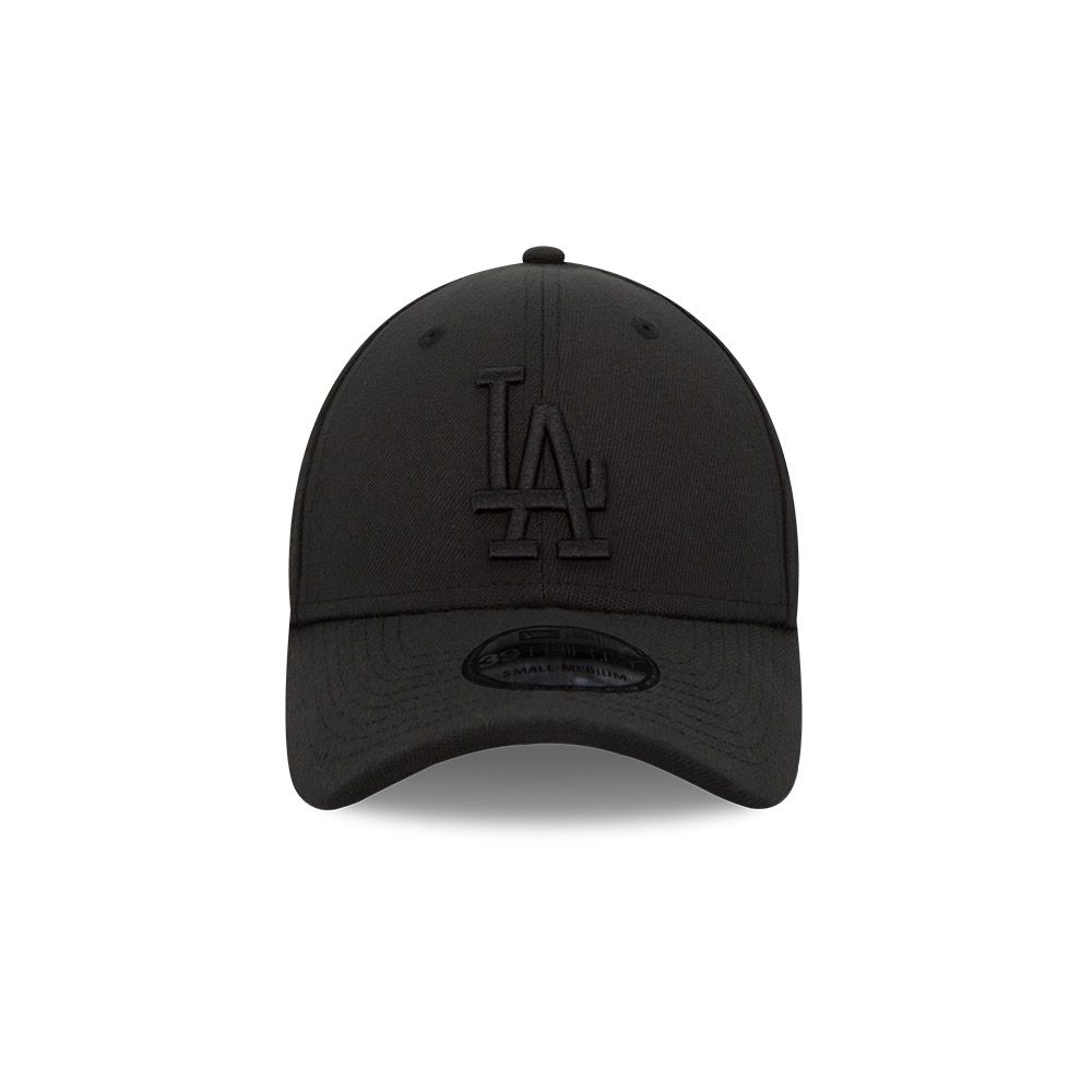 Foto 3 pulgar | Gorra New Era Los Angeles Dodgers Back On Black Mlb 39thirty Elástica color Negro