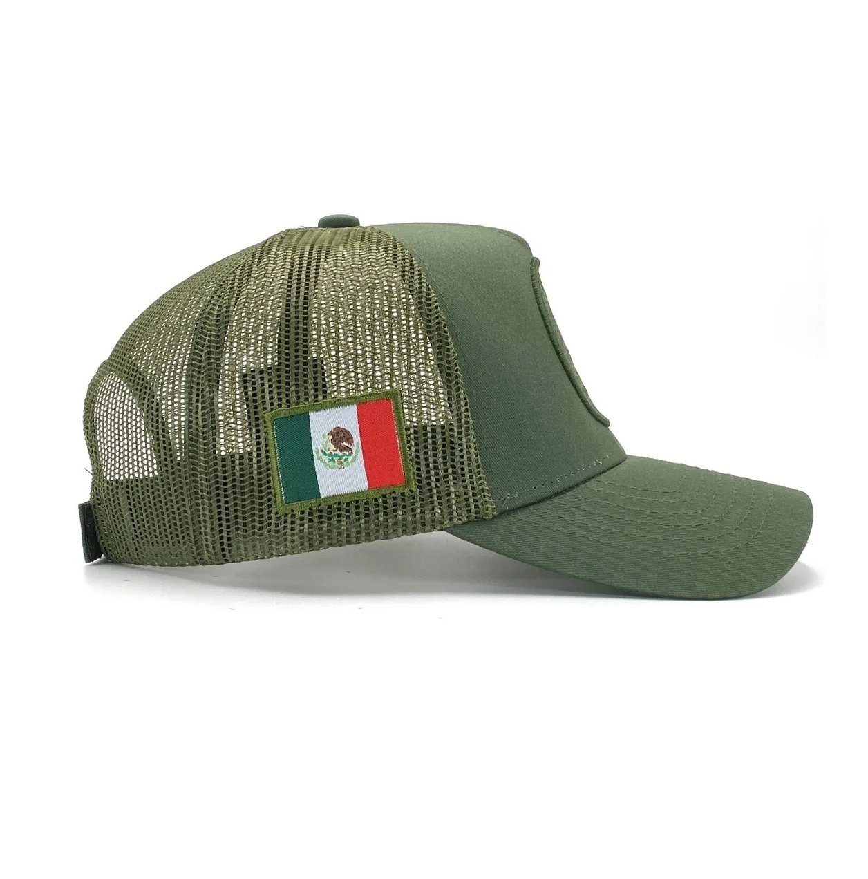 Foto 3 pulgar | Gorra Con Escudo México Béisbol Eo Safe Imports Esi-579 Verde