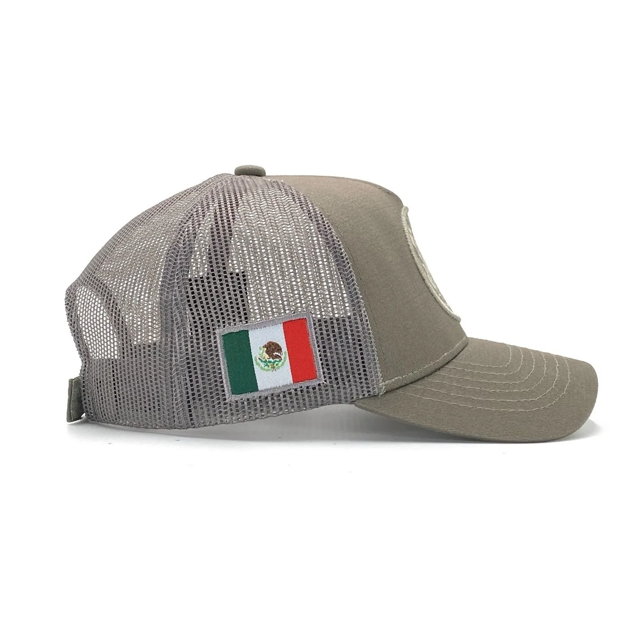 Foto 3 pulgar | Gorra Con Escudo México Béisbol Eo Safe Imports Esi-579 Gris