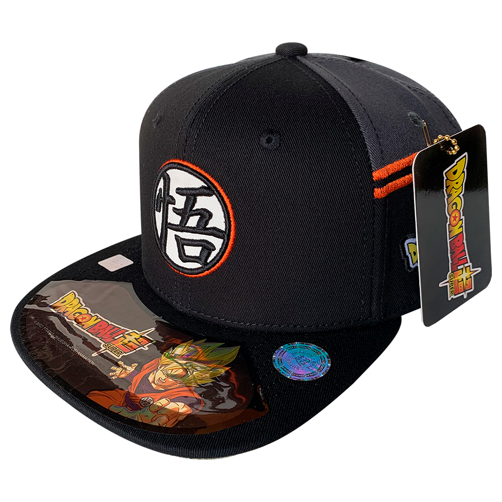 Foto 2 pulgar | Gorra Dragon Ball Super Kanji Bordado Goku color Negro57 Cm