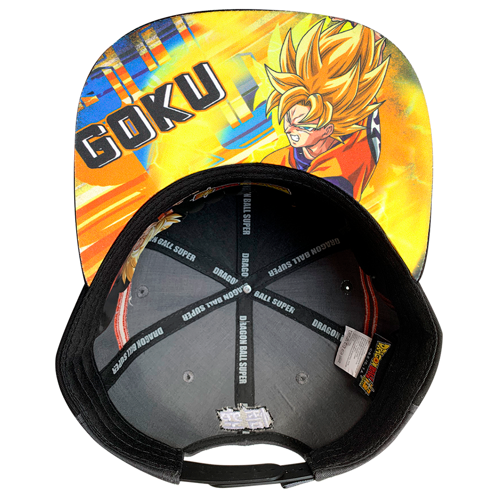 Foto 4 pulgar | Gorra Dragon Ball Super Kanji Bordado Goku color Negro57 Cm