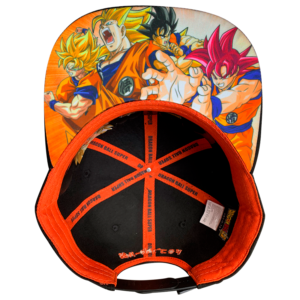 Foto 4 pulgar | Gorra para Caballero Dragon Ball Super Placa Logo color Naranja 57cm