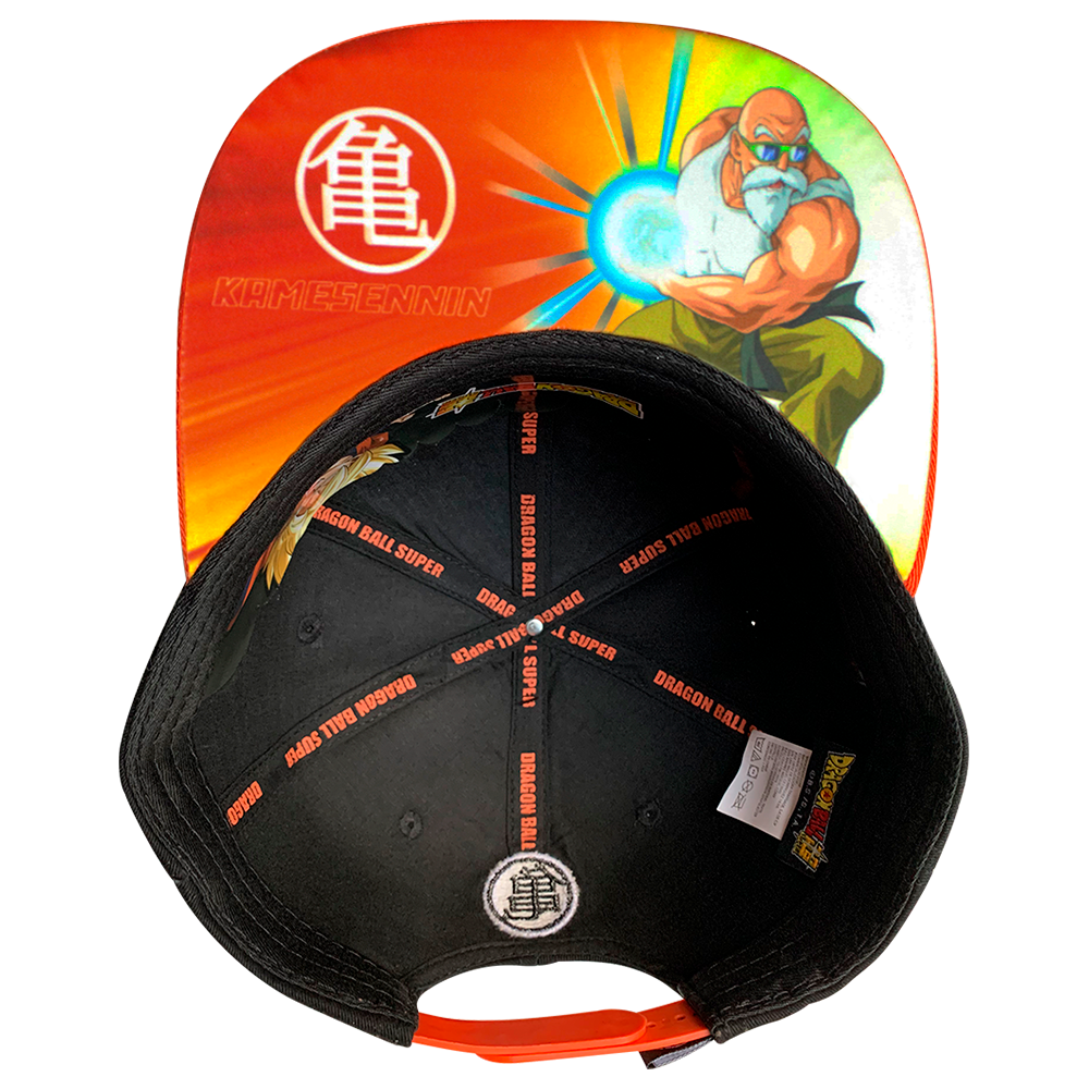 Foto 4 pulgar | Gorra para Caballero Dragon Ball Super Kanji Tortuga color Negro 57 cm