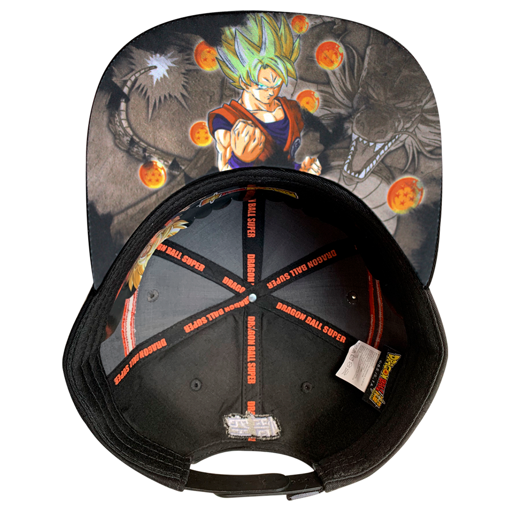 Foto 4 pulgar | Gorra Dragon Ball Super Kanji Bordado Goku color Rojo 57 Cm