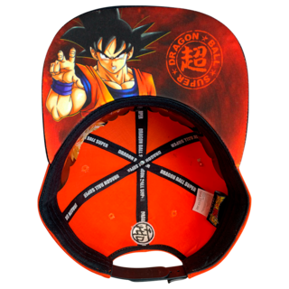 Foto 3 | Gorra Dragon Ball Super Placa Cromada Kanji Goku color Naranja con Negro 57cm
