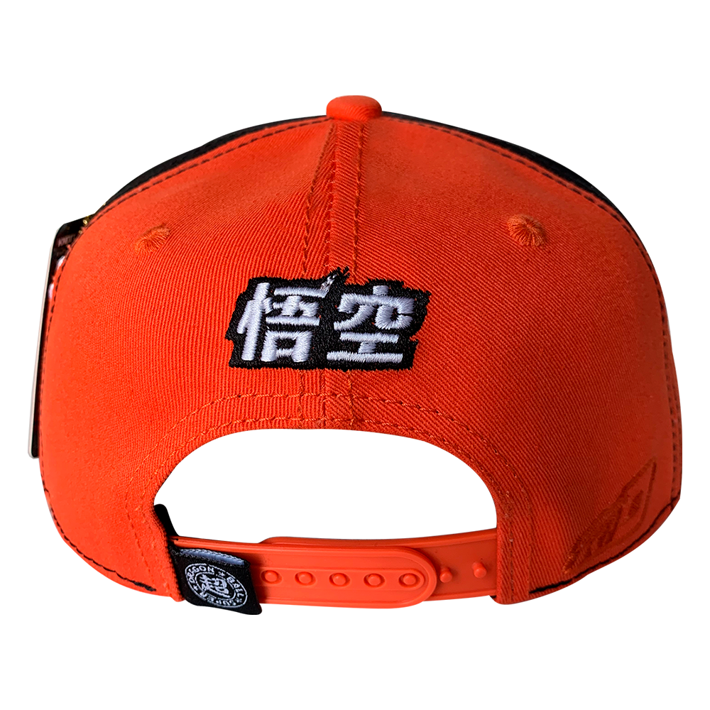 Foto 3 pulgar | Gorra Dragon Ball Super Kanji Bordado Goku color Naranja 57 Cm