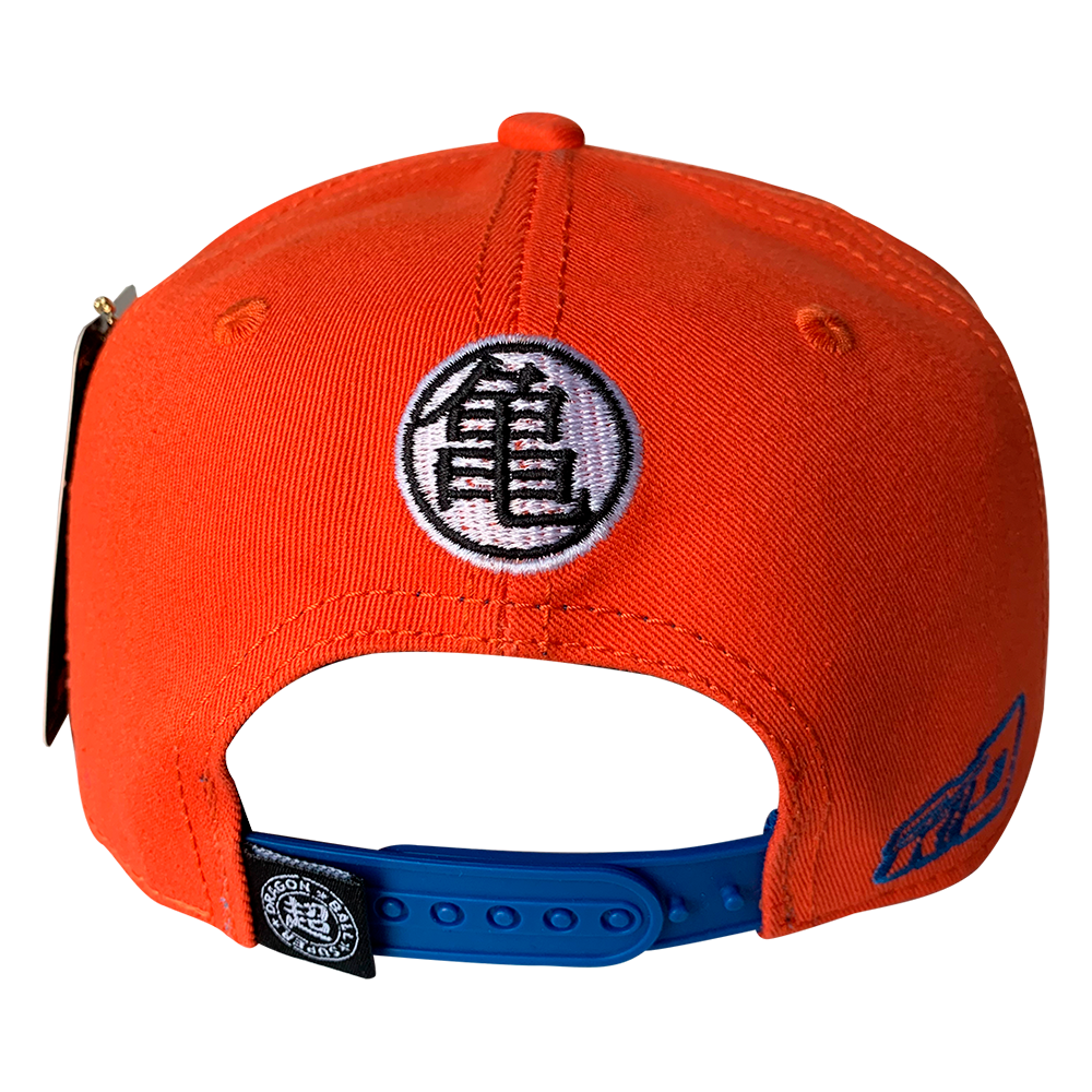 Foto 3 pulgar | Gorra Dragon Ball Super Placa Kanji Tortuga Naranja/Azul Marino 57 cm