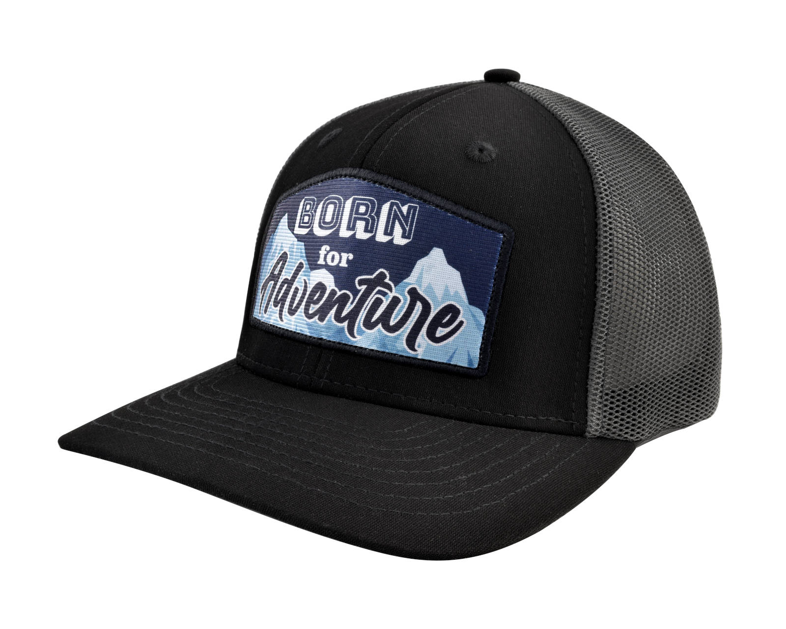 Gorra Wallis C9203172 color Negro con Malla y Ajustador de Plástico - Born For Adventure