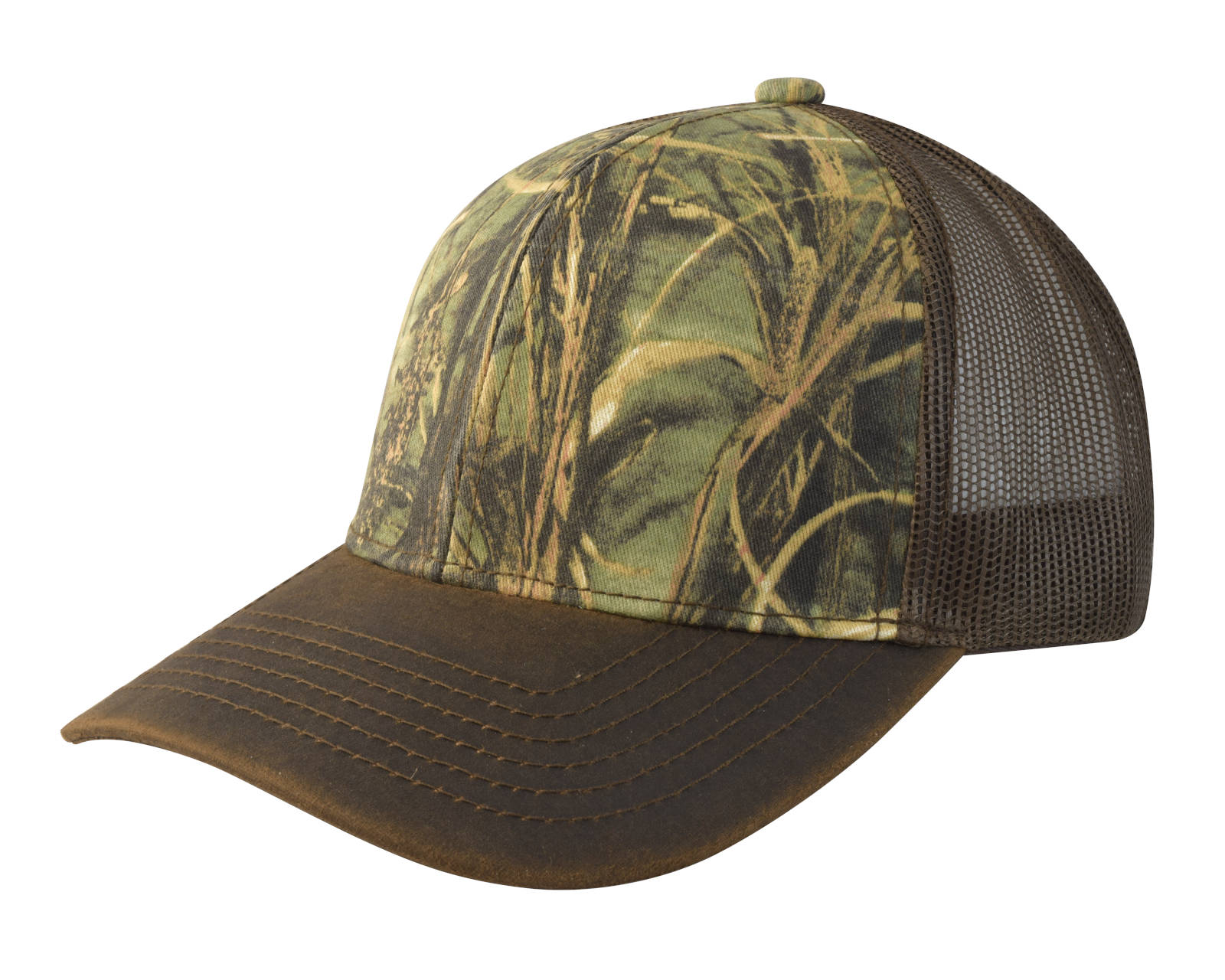 Gorra Wallis C9213176 color Marrón con Malla y Ajustador de Plástico