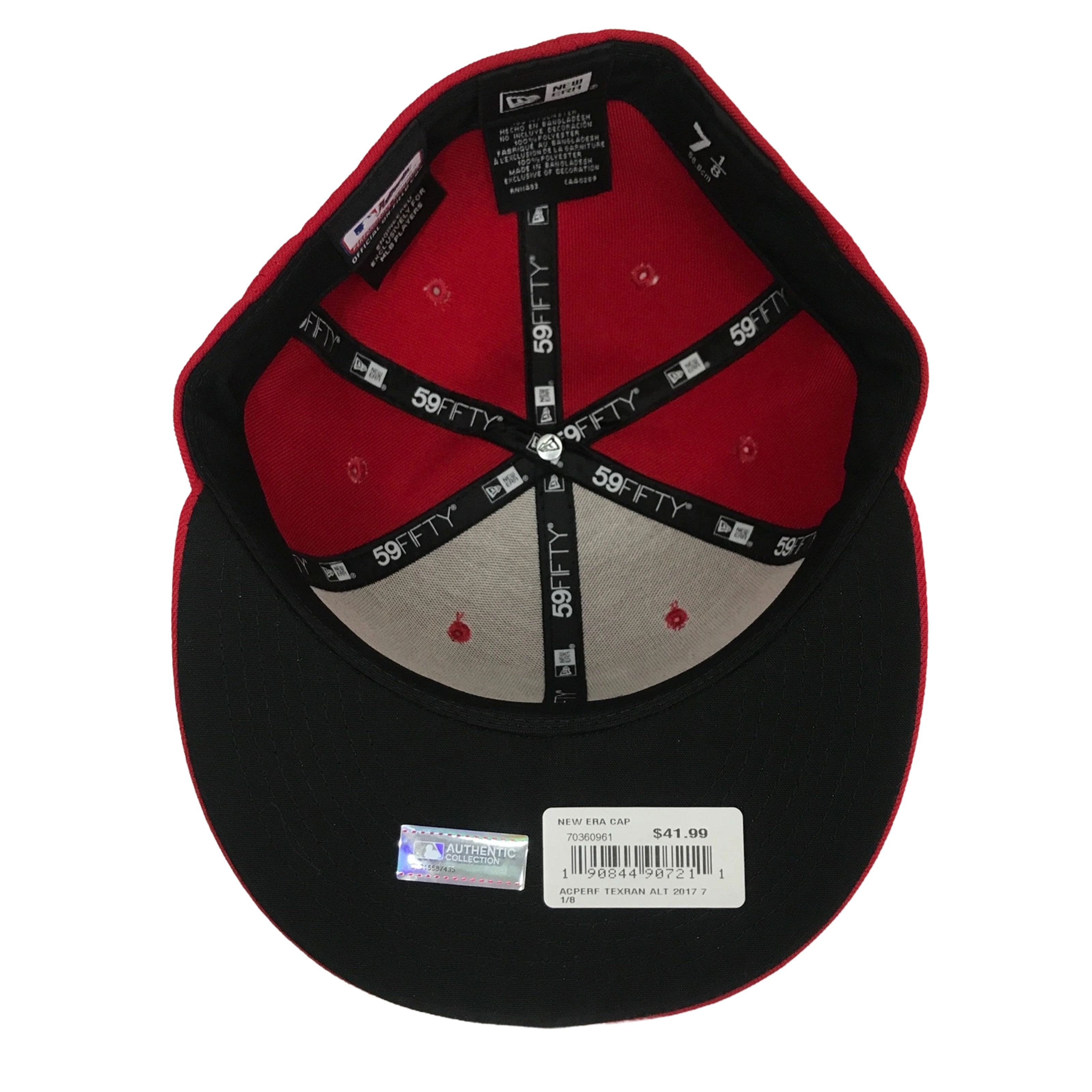 Foto 6 pulgar | Gorra New Era Texas Rangers color Rojo 59FIFTY