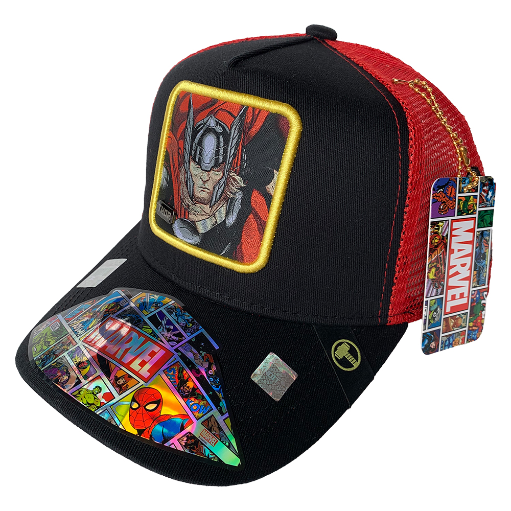 Foto 2 pulgar | Gorra Trucker Marvel Thor color Rojo y Negro 57 CM