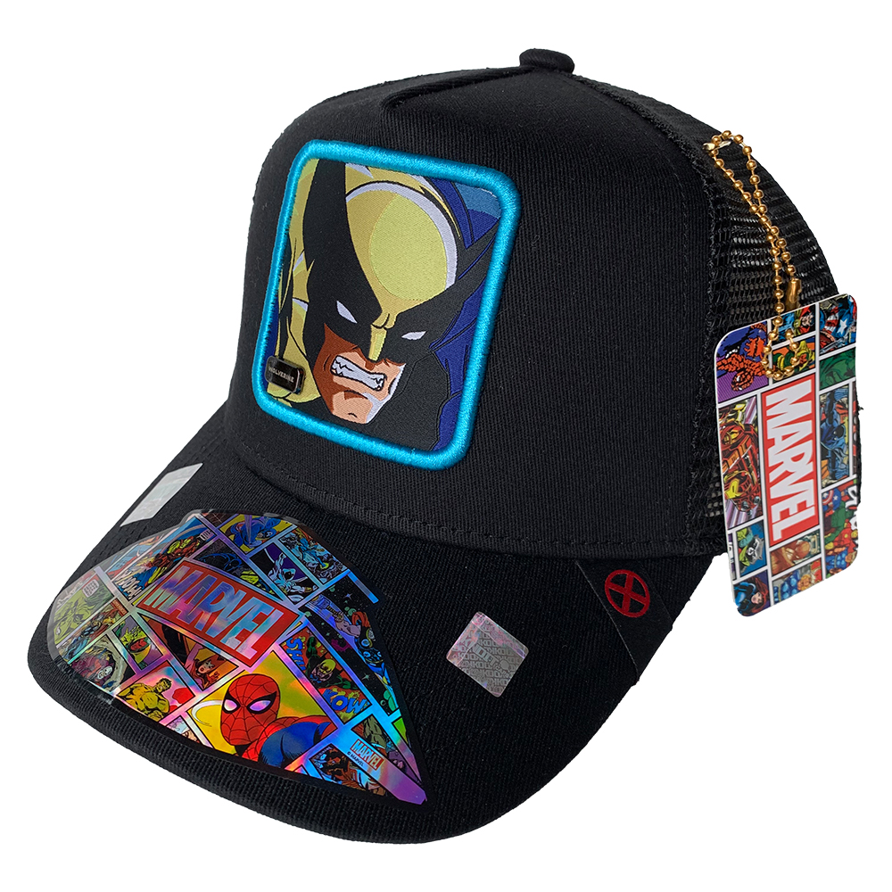 Foto 2 pulgar | Gorra Trucker Marvel Wolverine color Negro 57 CM