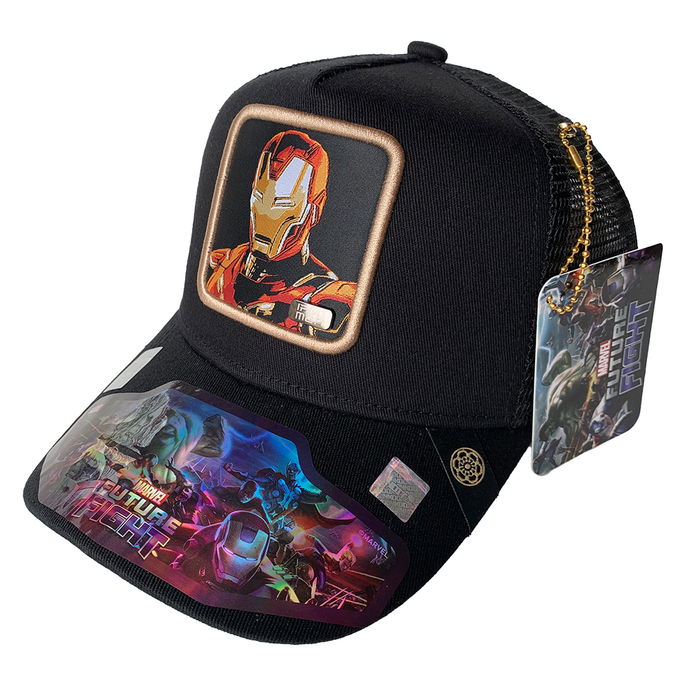 Foto 2 pulgar | Gorra Trucker Marvel Ironman color Negro 57 cm