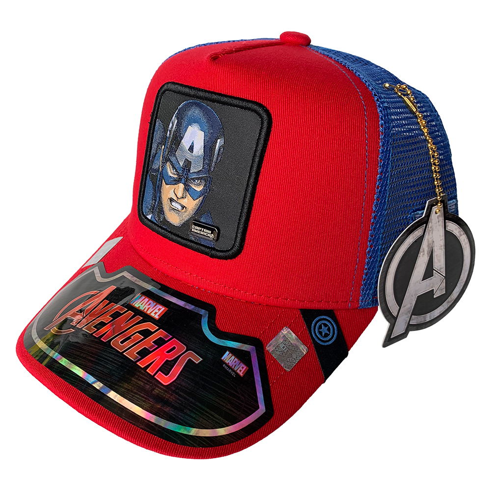 Foto 2 pulgar | Gorra Trucker Marvel Capitán América Multicolor