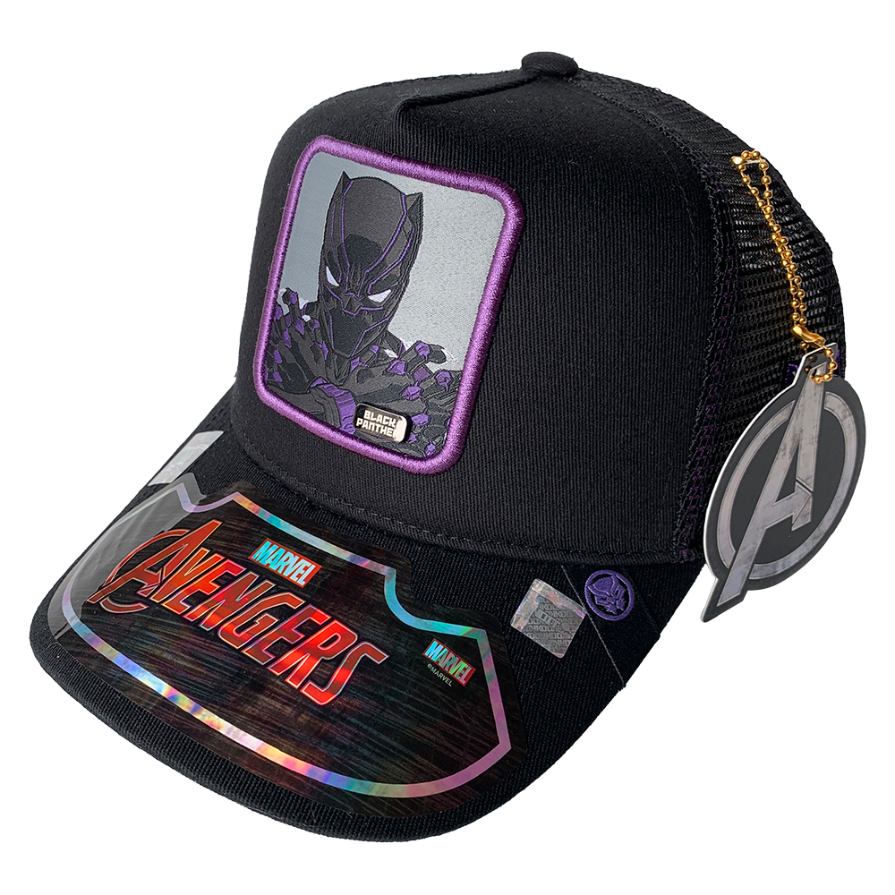 Gorra Trucker Marvel Black Panther color Negro