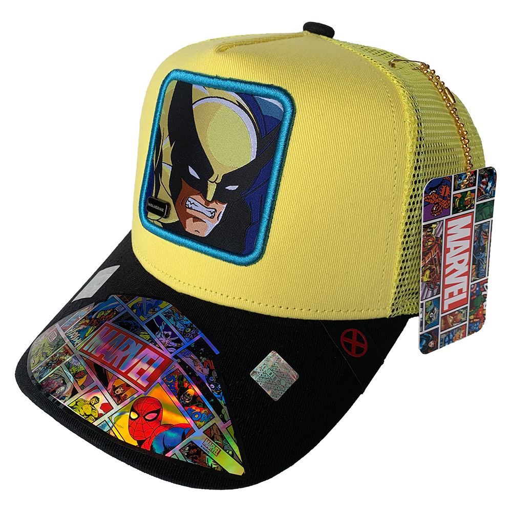 Foto 2 pulgar | Gorra Trucker Marvel Wolverine color Amarillo