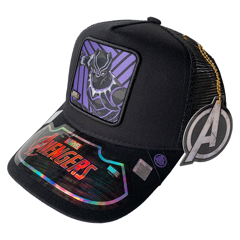 Foto 2 pulgar | Gorra Trucker Marvel Black Panther color Negro