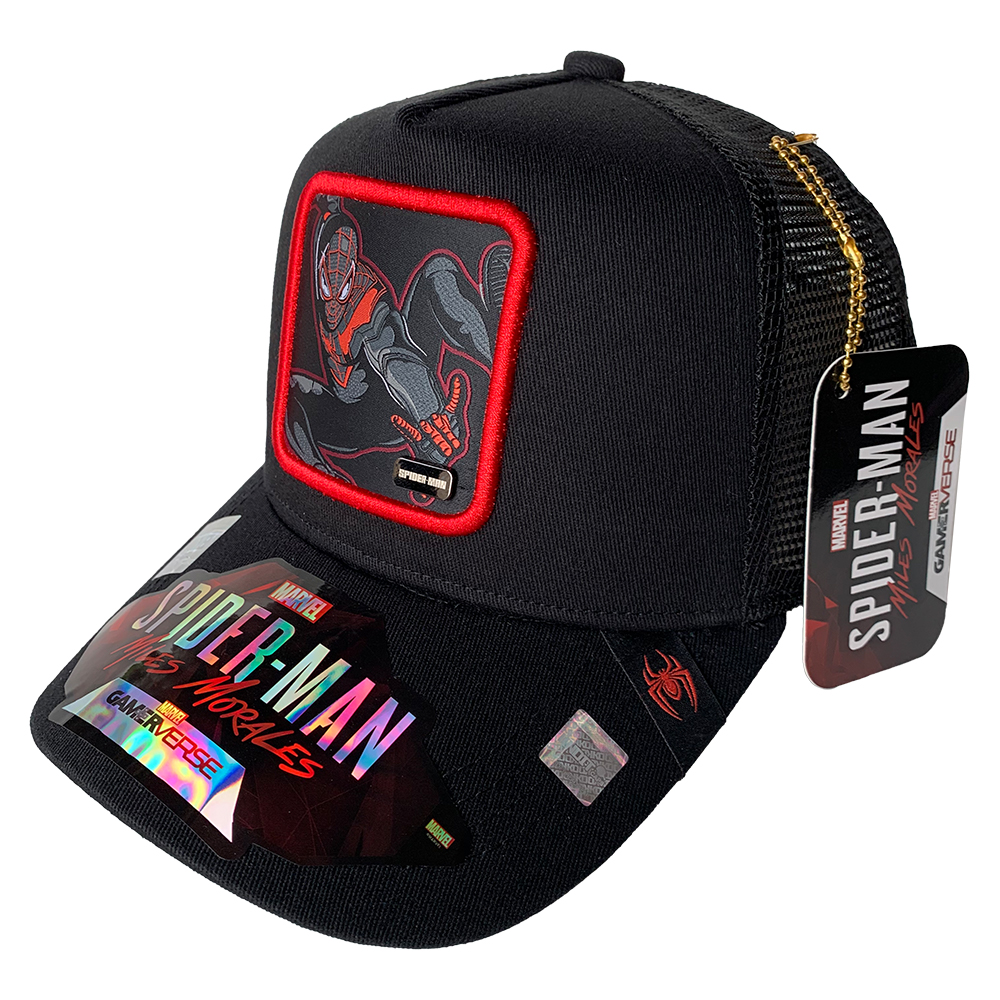 Foto 2 pulgar | Gorra Trucker Marvel Spider-Man Miles Morales color Negro