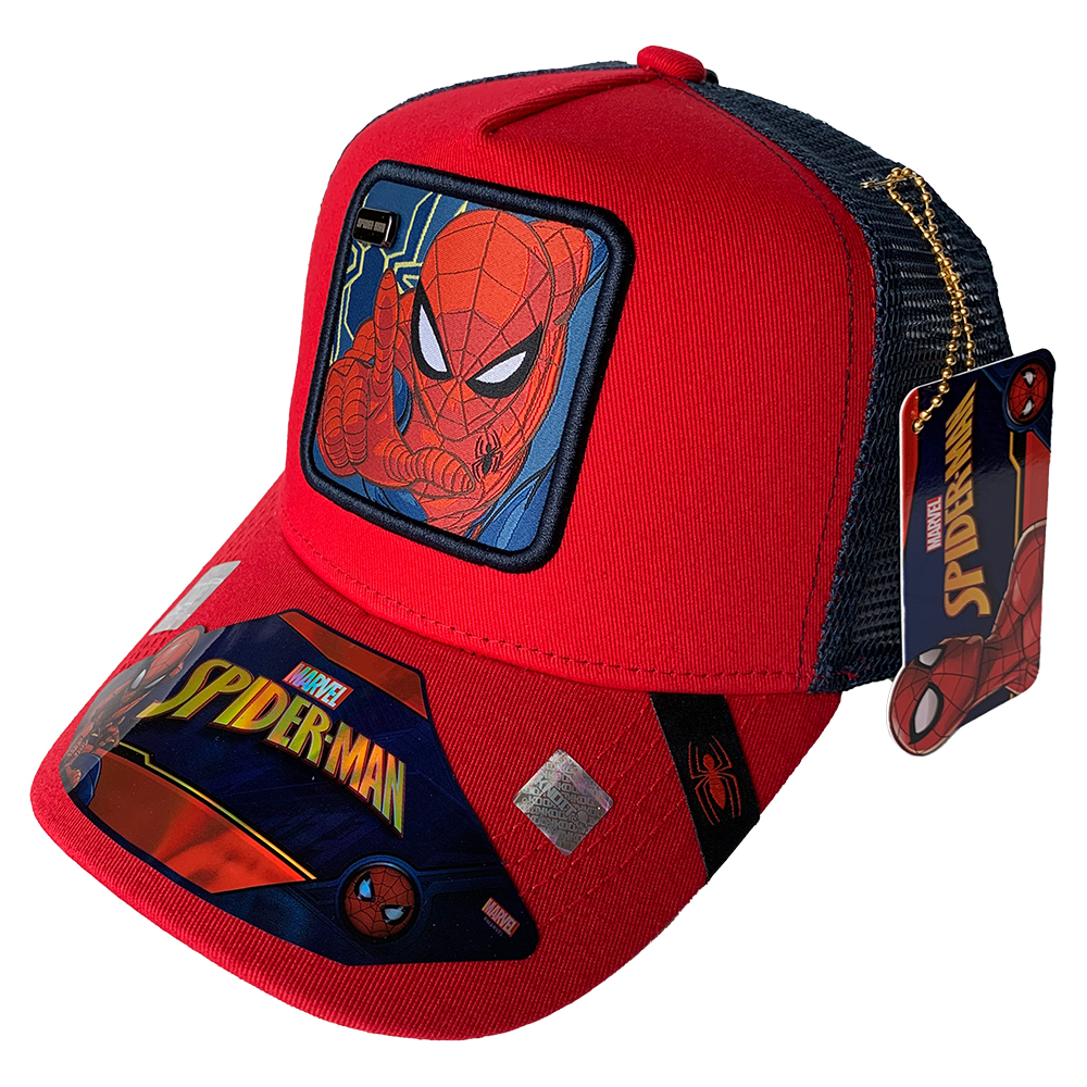 Foto 2 pulgar | Gorra Trucker Marvel Spider-Man color Rojo