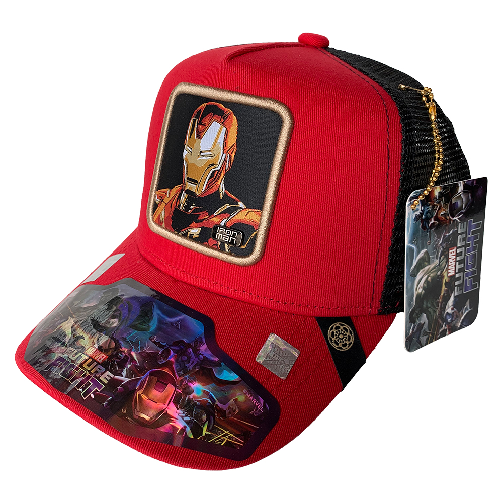 Foto 2 pulgar | Gorra Trucker Marvel Ironman color Rojo