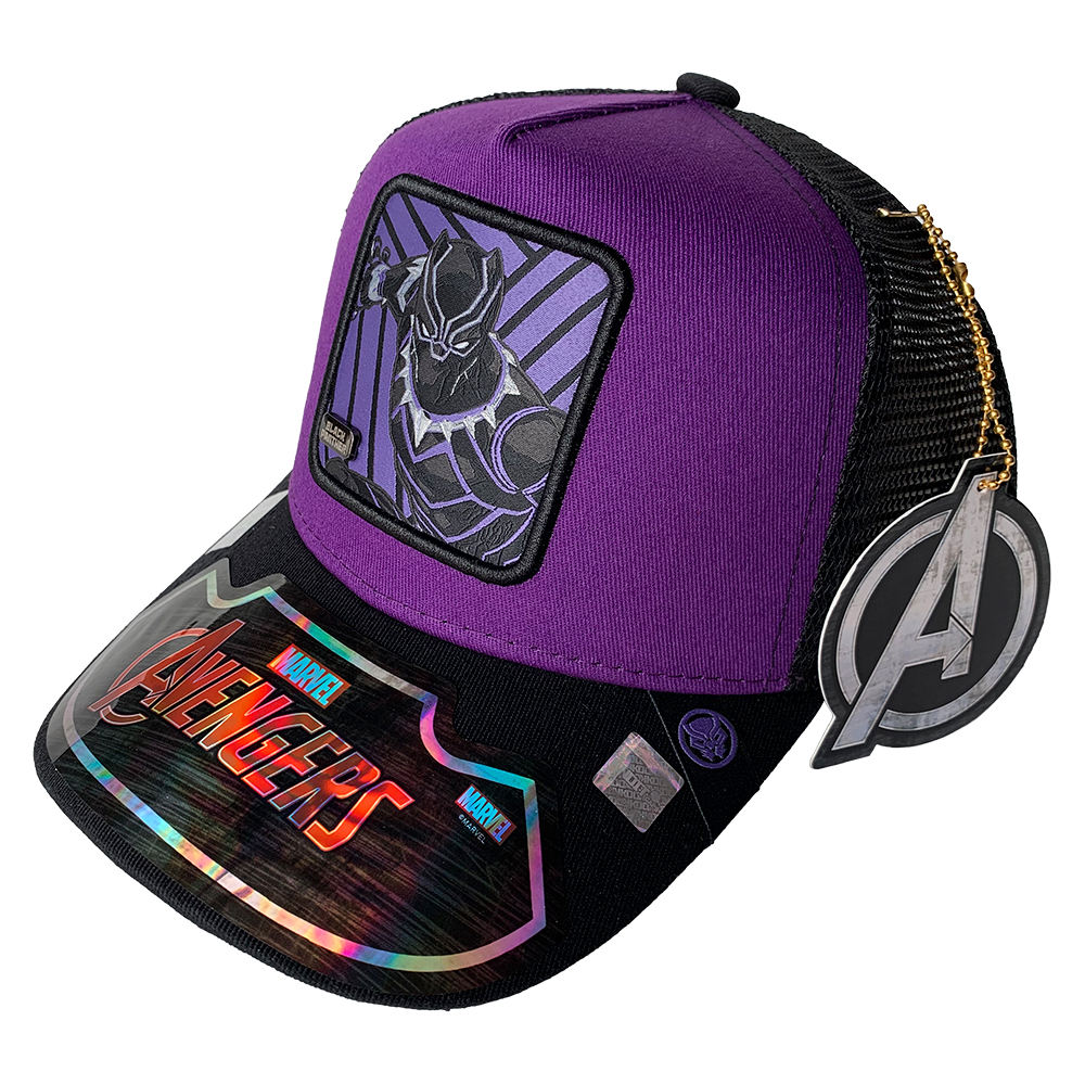 Foto 2 pulgar | Gorra Trucker Marvel Black Panther Multicolor