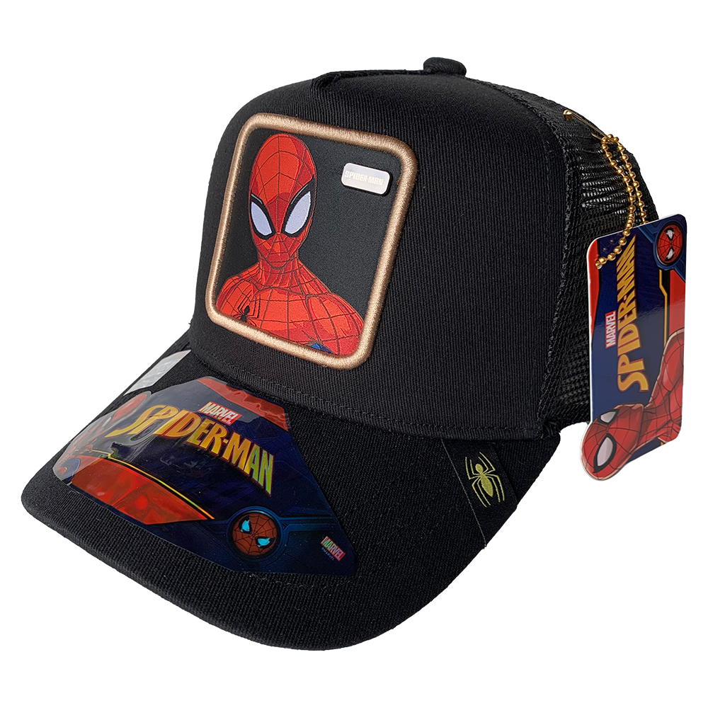 Foto 2 pulgar | Gorra Trucker Marvel Spider-Man color Negro