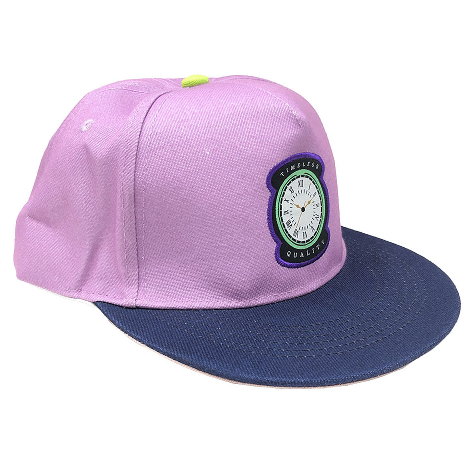 Foto 2 pulgar | Gorra Snapback Sarosa Clk14 Rosa Reloj Bordado