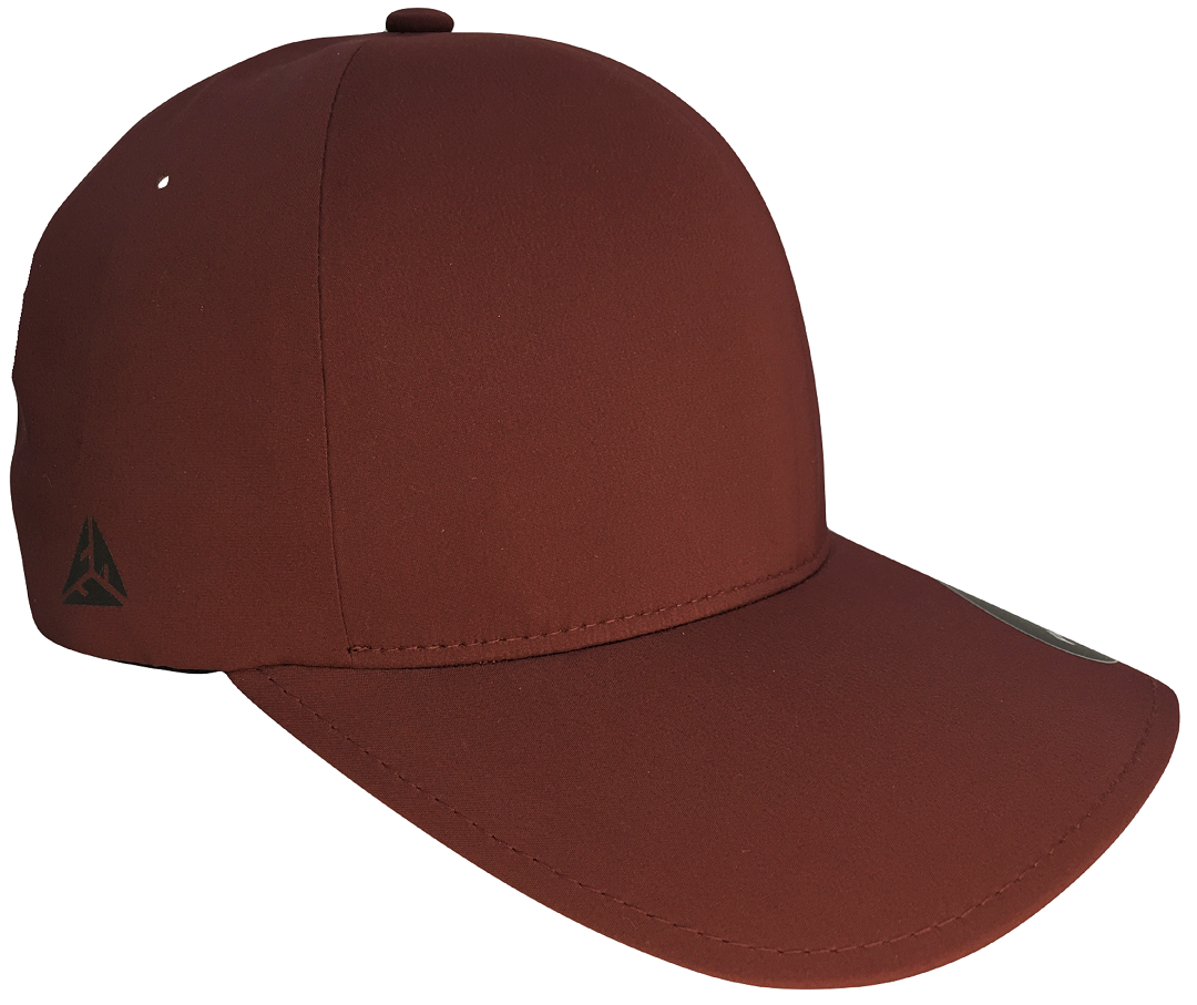 Foto 4 pulgar | Gorra Flexfit Cerrada Delta color Vino