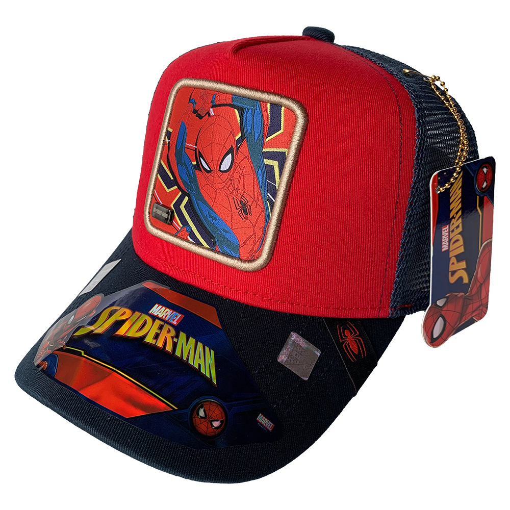 Foto 2 pulgar | Gorra Trucker Marvel Spider-Man color Azul y Rojo 57 cm