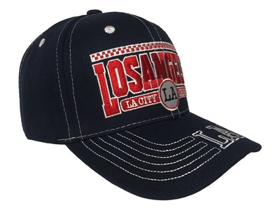 Foto 3 | Gorra Bordada Ciudades color Azul Oscuro Los Ángeles