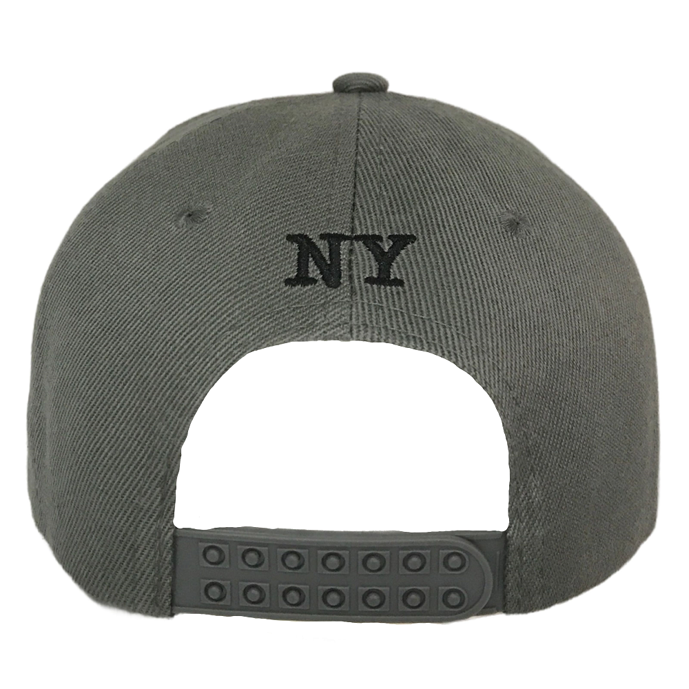 Foto 5 pulgar | Gorra Bordada Económica Genérica  color Gris conLetras de New York