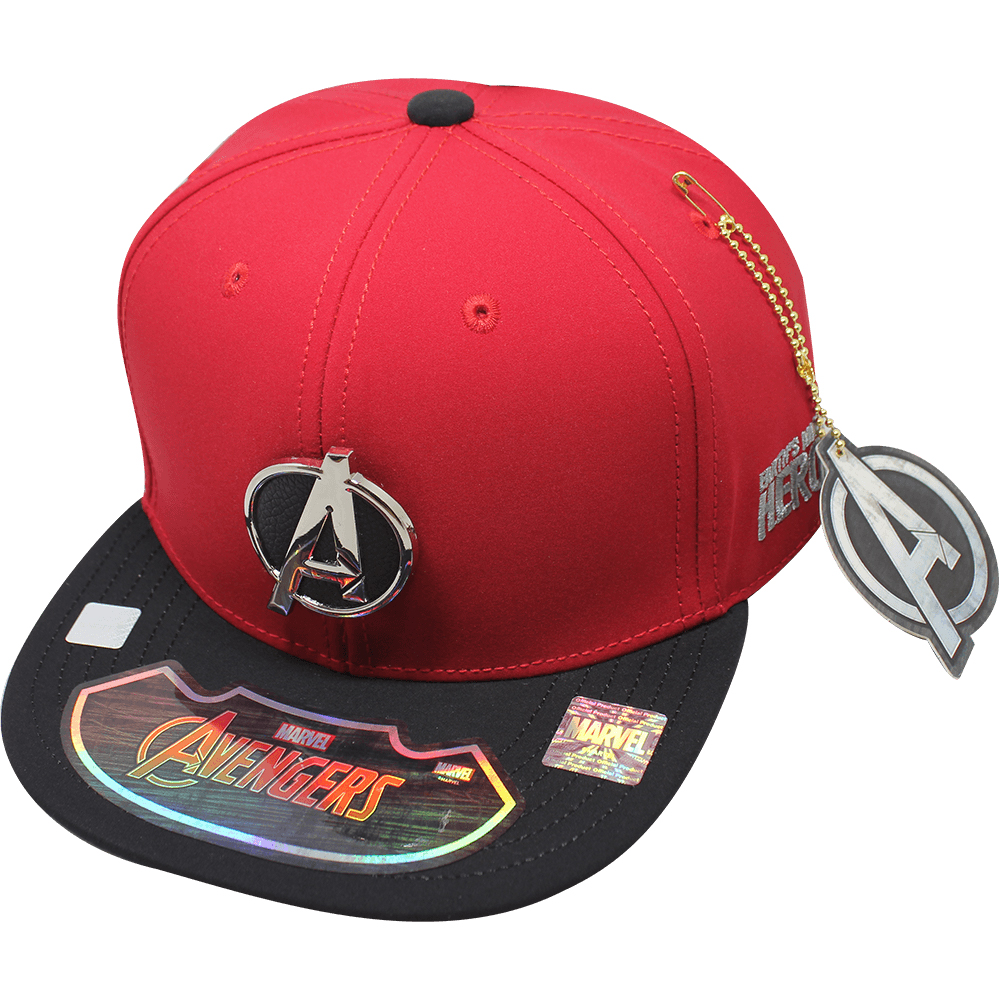 Foto 2 pulgar | Gorra Marvel Avengers color Rojo y Negro 54 CM para Niño