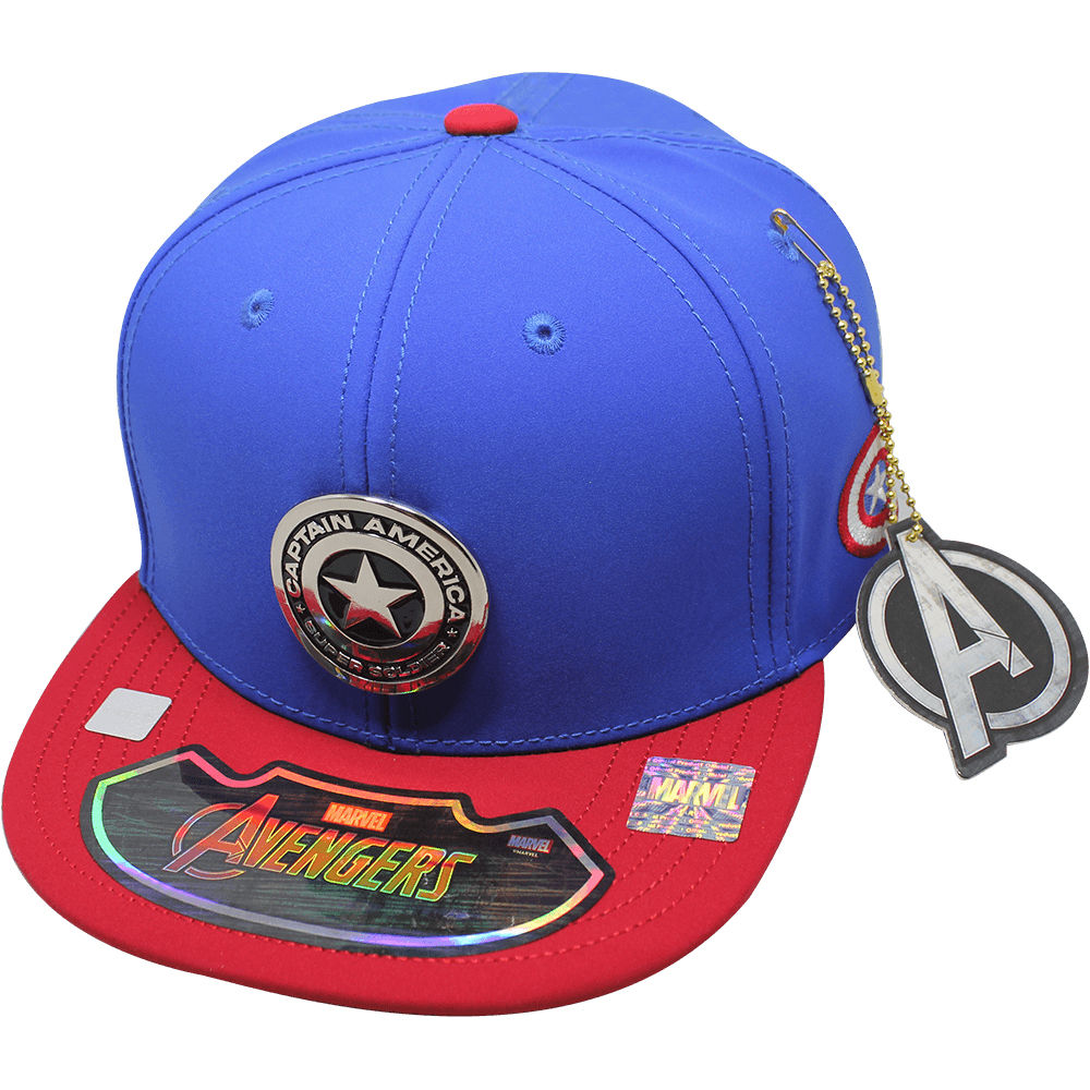 Foto 2 pulgar | Gorra Marvel Capitán América color Azul