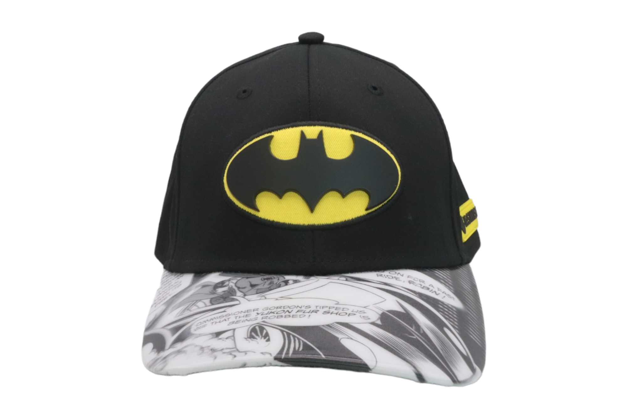 Foto 2 pulgar | Gorra K-swiss Batman Holografica Curva Ajustable Negra