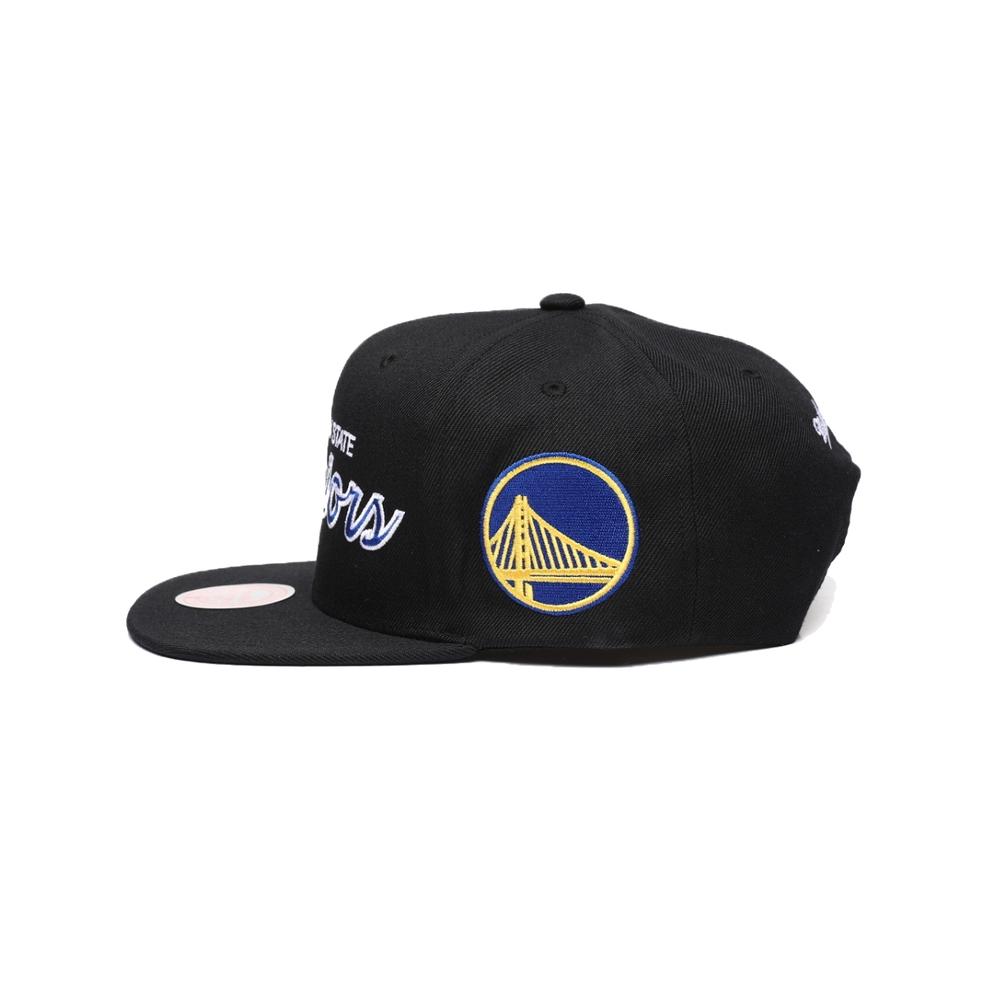 Foto 4 pulgar | Gorra Mitchell & Ness Golden State Warriors Team Script 2.0 Nba Basquetbol Color Negro