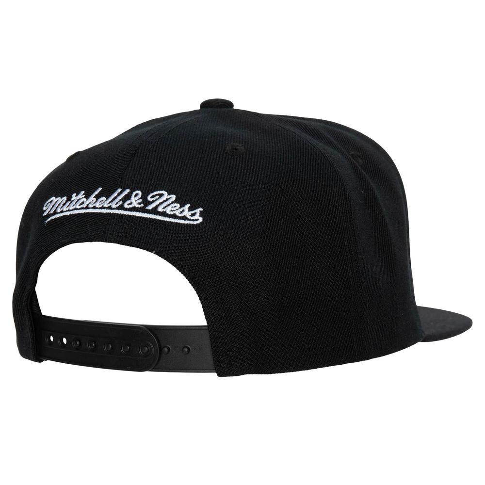 Foto 6 pulgar | Gorra Mitchell & Ness Golden State Warriors Team Script 2.0 Nba Basquetbol Color Negro