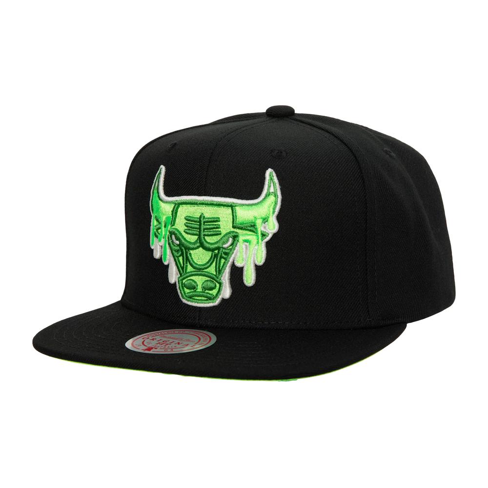 Gorra Mitchell & Ness color Negro Chicago Bulls Slime Drip Basquetbol NBA $729