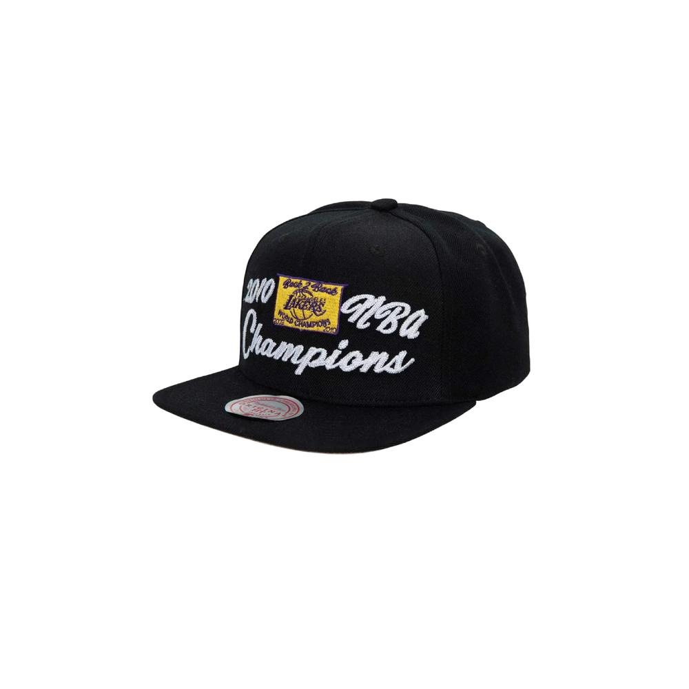 Foto 2 | Gorra Mitchell & Ness 10 Champs HWC Los Ángeles Lakers NBA Basquetbol color Negro