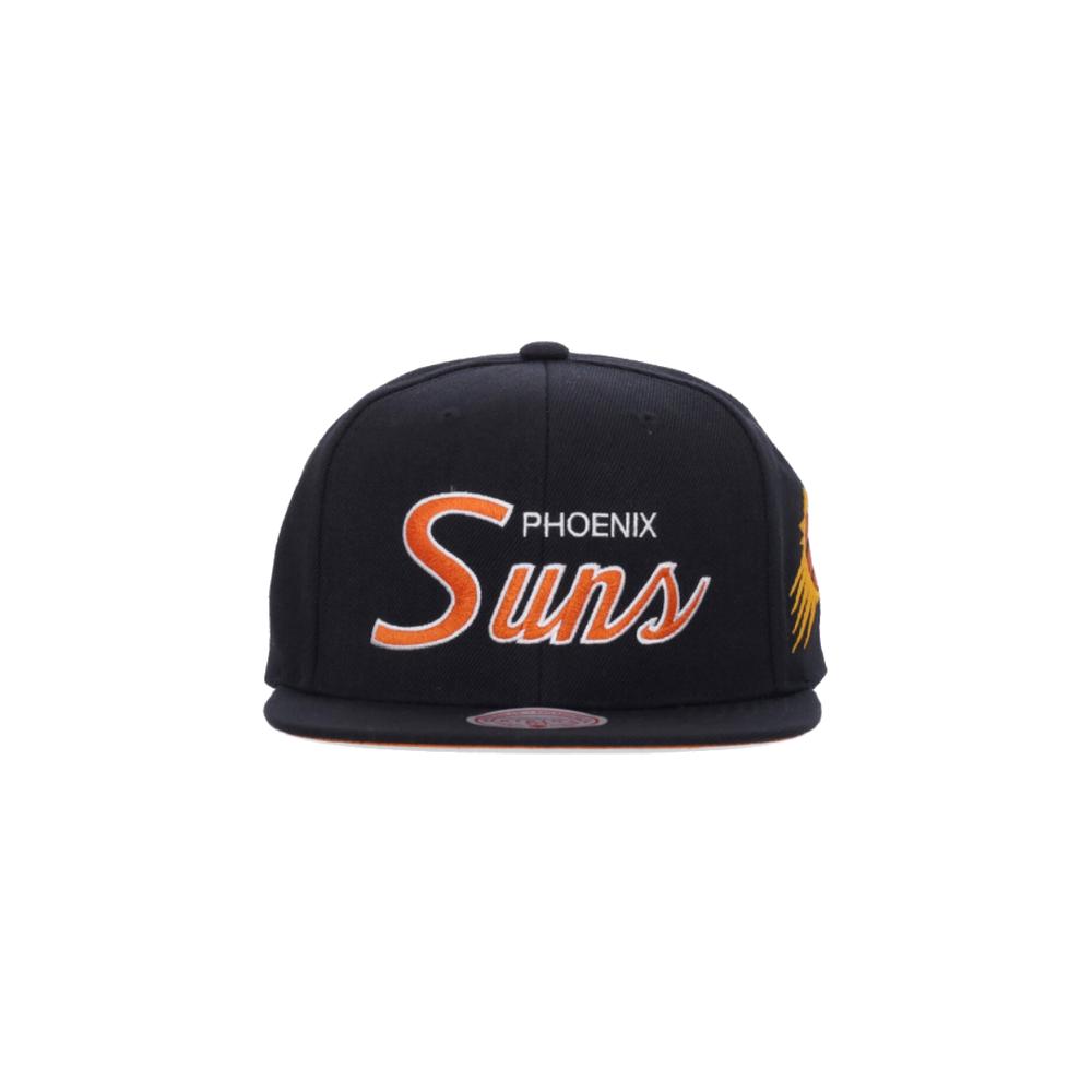 Foto 3 pulgar | Gorra Mitchell & Ness Team Script 2.0 Phoenix Suns Nba Basquetbol Color Negro