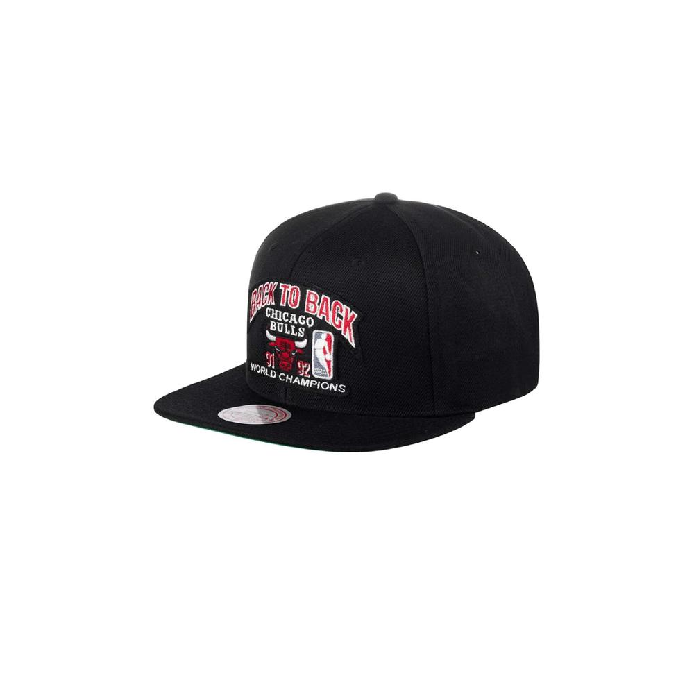 Foto 2 pulgar | Gorra Mitchell & Ness Chicago Bulls 1991-92 Champs Hwc Nba Basquetbol Color Negro