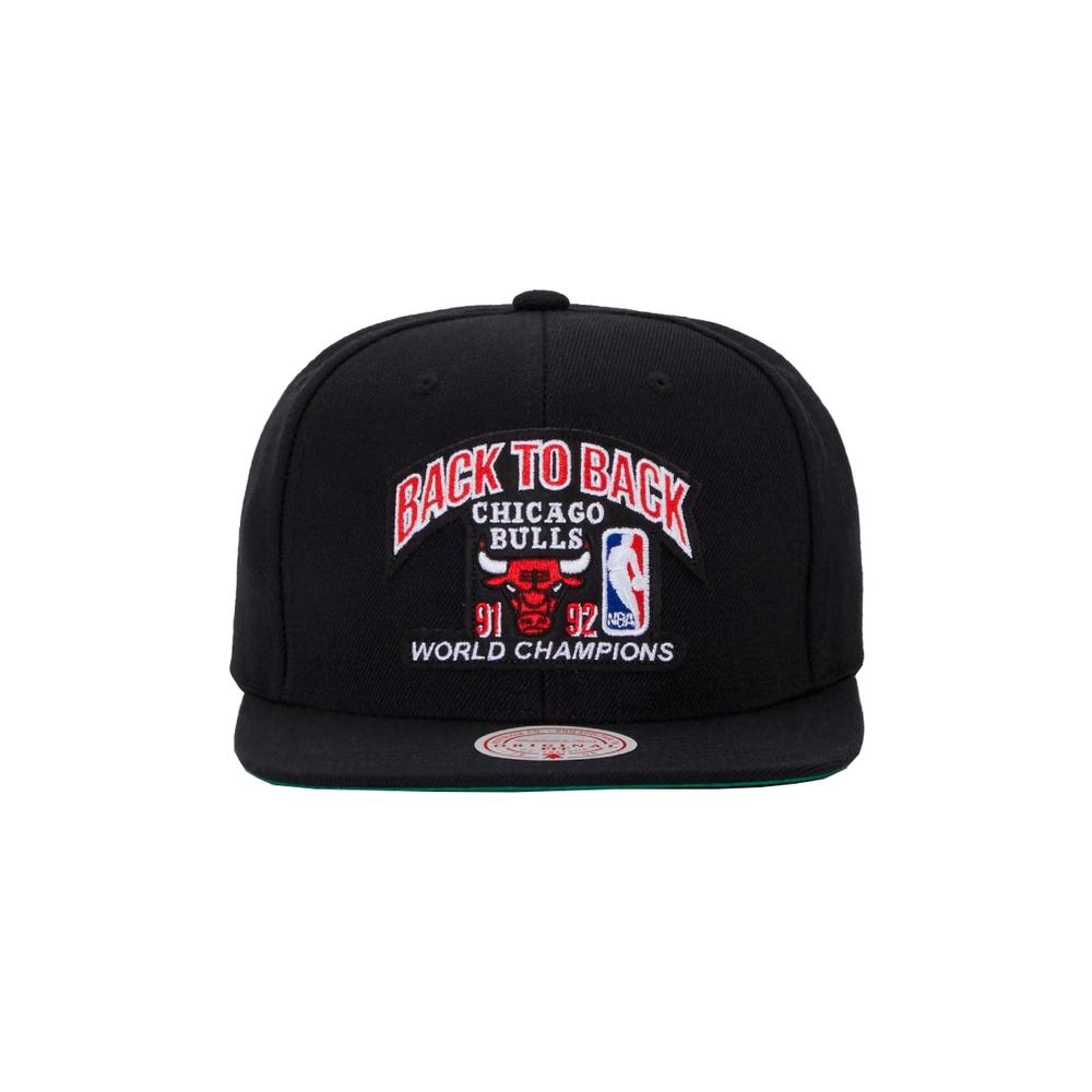 Foto 3 pulgar | Gorra Mitchell & Ness Chicago Bulls 1991-92 Champs Hwc Nba Basquetbol Color Negro