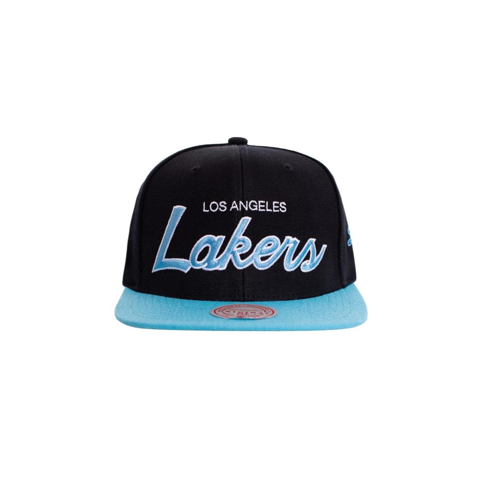 Foto 2 pulgar | Gorra Mitchell & Ness Los Angeles Lakers Jockey Nba Basquetbol Color Negro