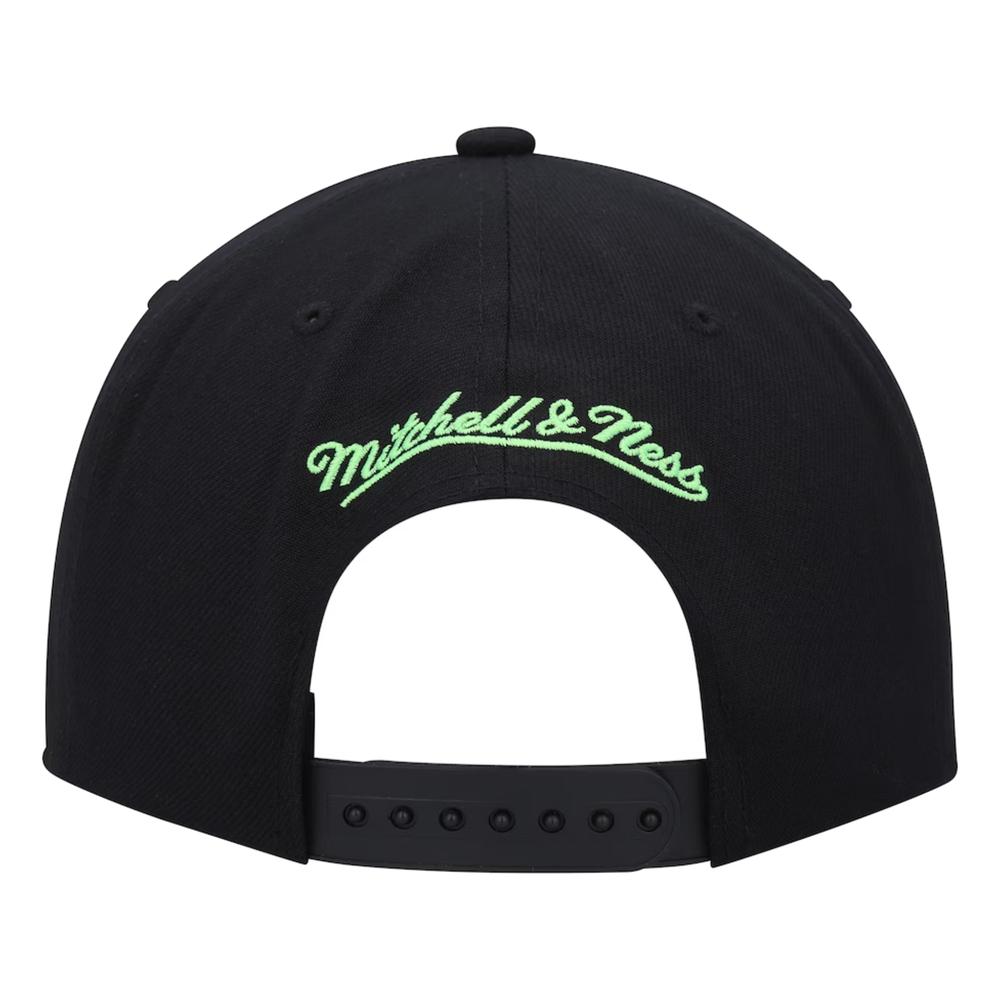 Foto 3 pulgar | Gorra Mitchell & Ness Los Angeles Lakers Slime Drip Basquetbol Nba Color Negro