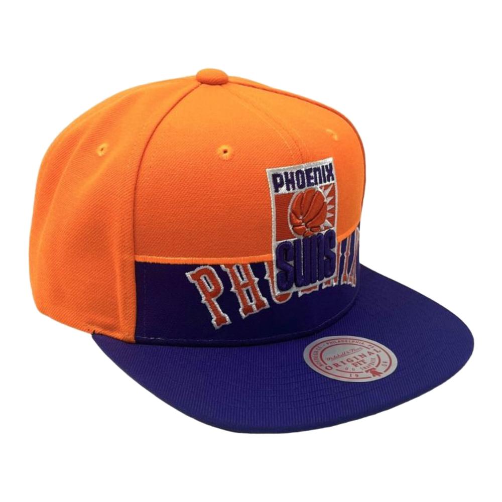 Foto 2 pulgar | Gorra Mitchell & Ness Phoenix Suns Half N Half Basquetbol Nba Color Naranja