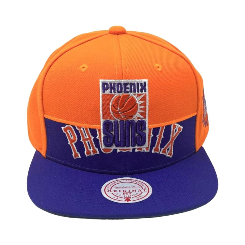 Foto 3 pulgar | Gorra Mitchell & Ness Phoenix Suns Half N Half Basquetbol Nba Color Naranja