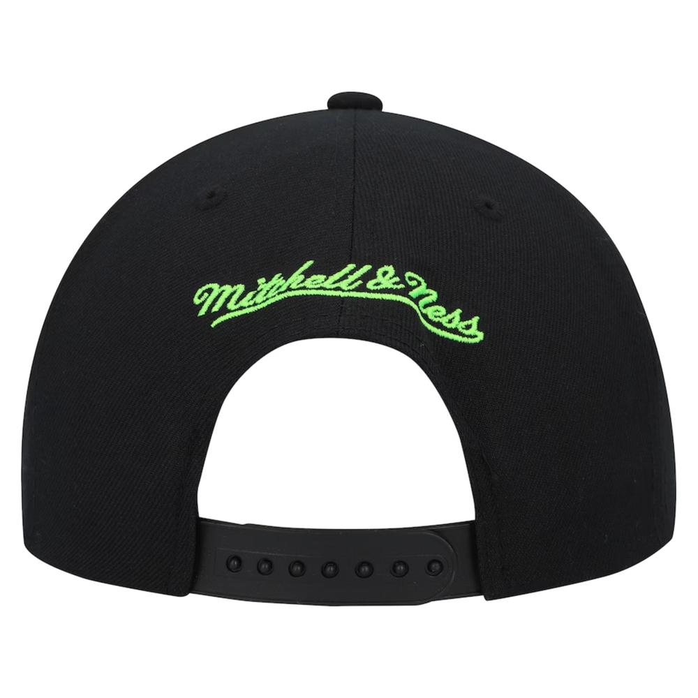 Foto 3 pulgar | Gorra Mitchell & Ness Orlando Magic Slime Drip Basquetbol Nba Color Negro