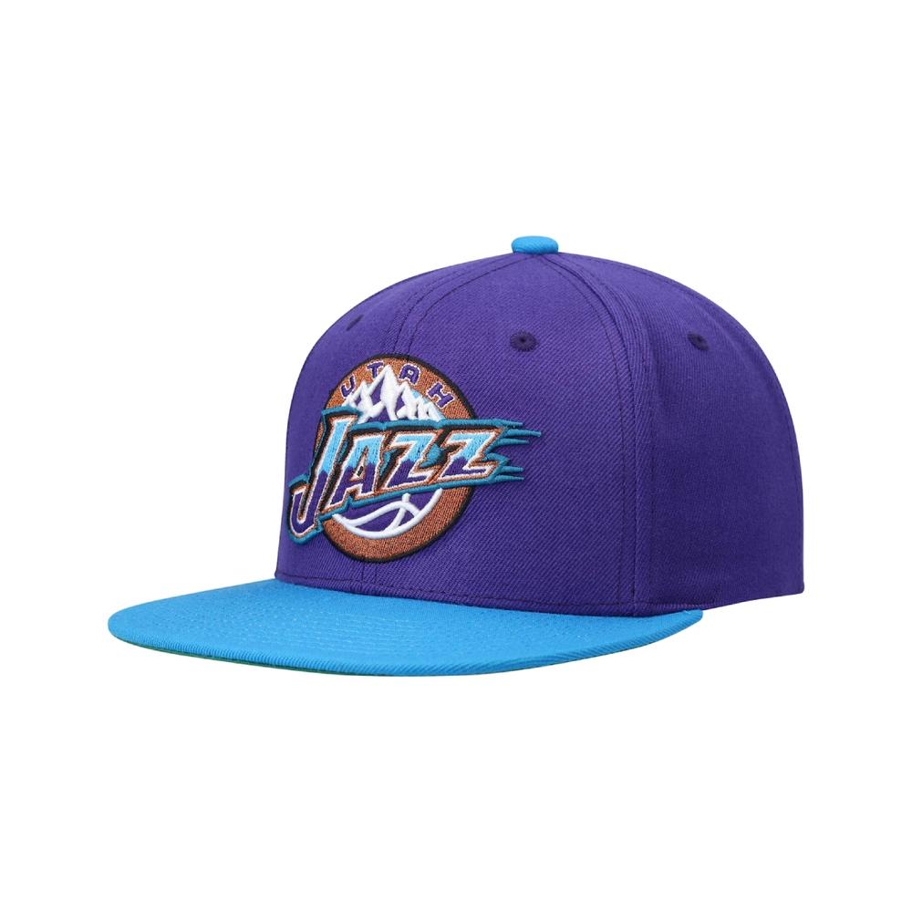 Foto 2 pulgar | Gorra para Caballero Mitchell & Ness Utah Jazz Púrpura